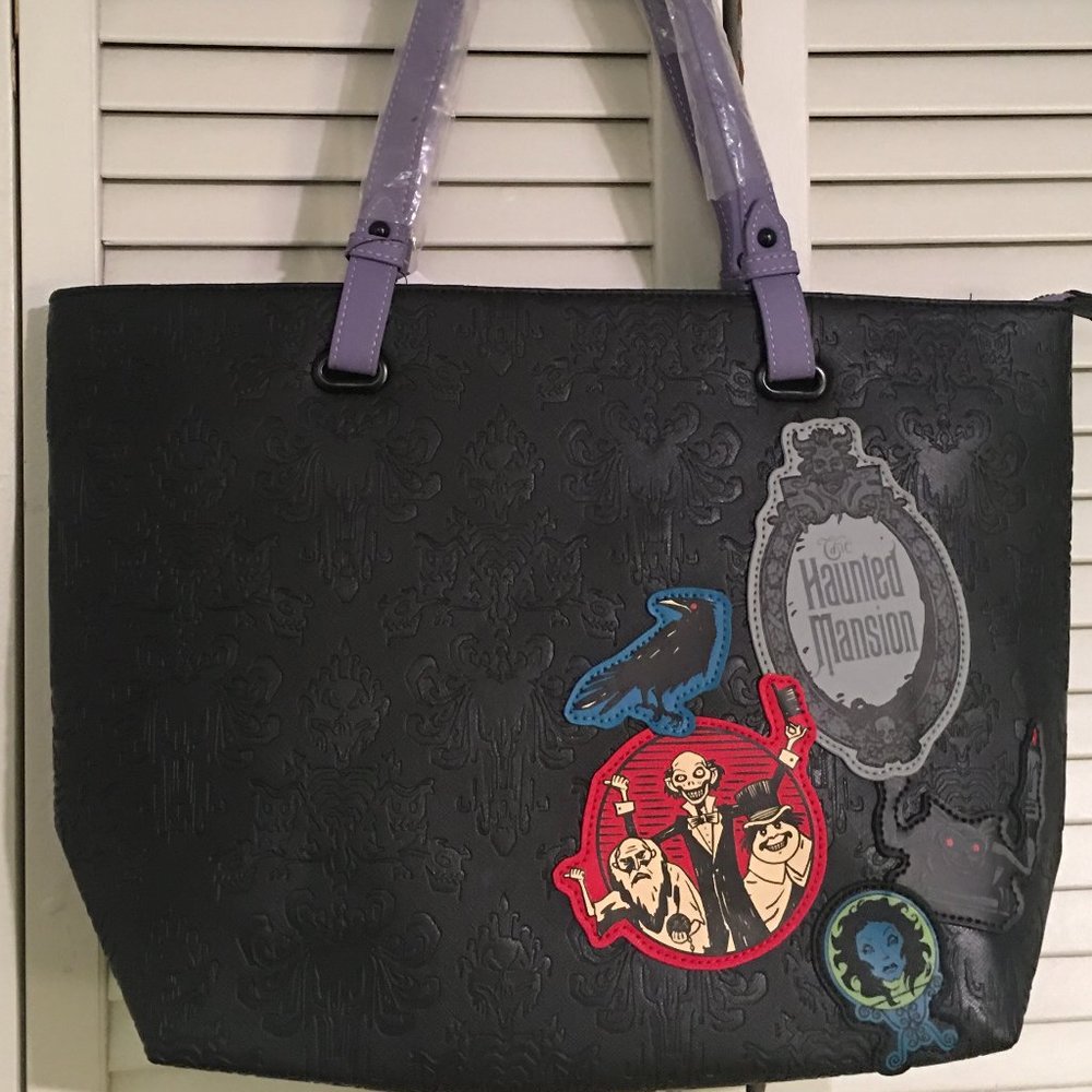 disney haunted mansion loungefly tote